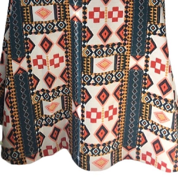 H&M Fit and Flare Aztec Dress  XS - Picture 5 of 6